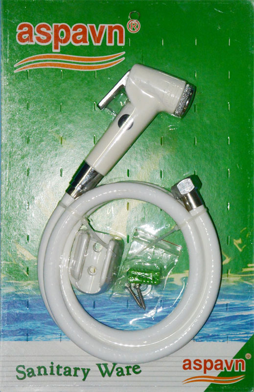 Vòi vệ sinh Aspa nhựa đầu Inox -